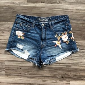 American Eagle vintage hi-rise festival shorts